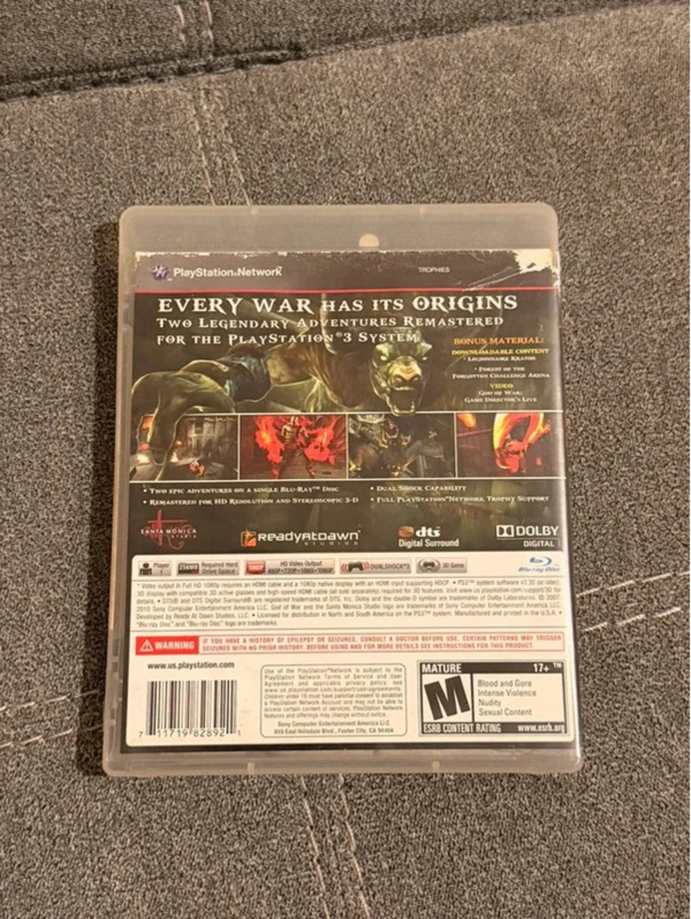 God Of War: Origins Collection for PlayStation 3